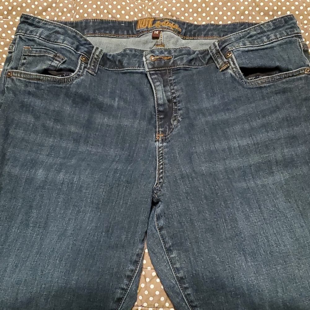 Kut from the Kloth Bardot Skinny Boyfriend size 14